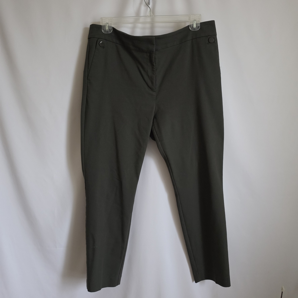 Dark Olive Womens Trouser Pants